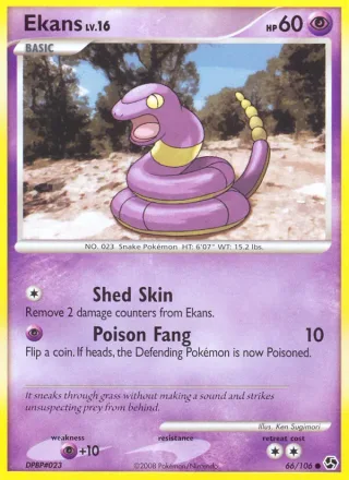 Ekans #66 · Great Encounters Pokémon card