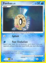 Feebas · Great Encounters Pokémon card