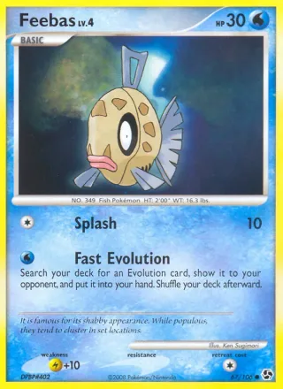 Feebas #67 · Great Encounters Pokémon card
