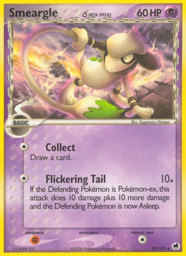Smeargle δ full card art