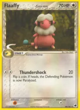 Flaaffy δ · Dragon Frontiers Pokémon card