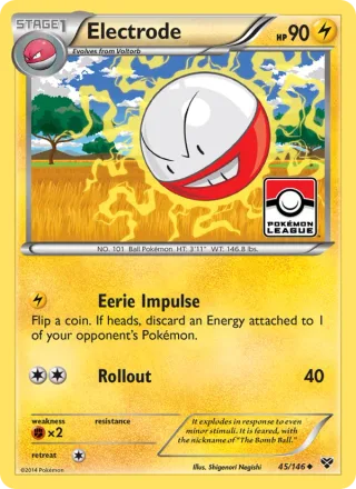 Electrode #45 · XY Pokémon card