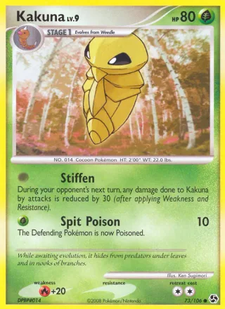 Kakuna #73 · Great Encounters Pokémon card