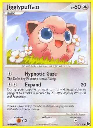 Jigglypuff #72 · Great Encounters Pokémon card