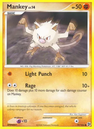 Mankey #79 · Great Encounters Pokémon card
