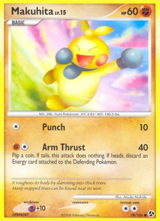 Makuhita #78 · Great Encounters Pokémon card