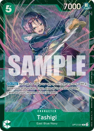 Tashigi (Store Treasure Cup 2025) #OP12-031-store-treasure-cup-2025 · One Piece Promotion Cards One Piece card
