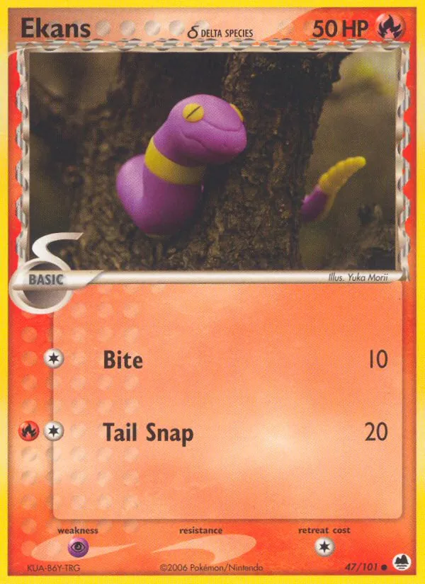 Ekans δ full card art