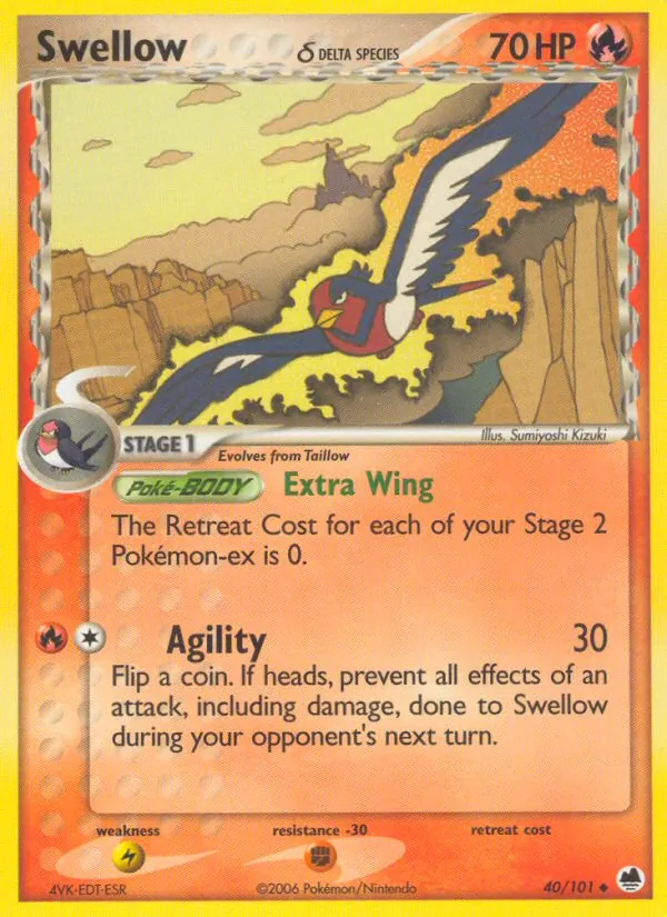 Swellow δ full card art