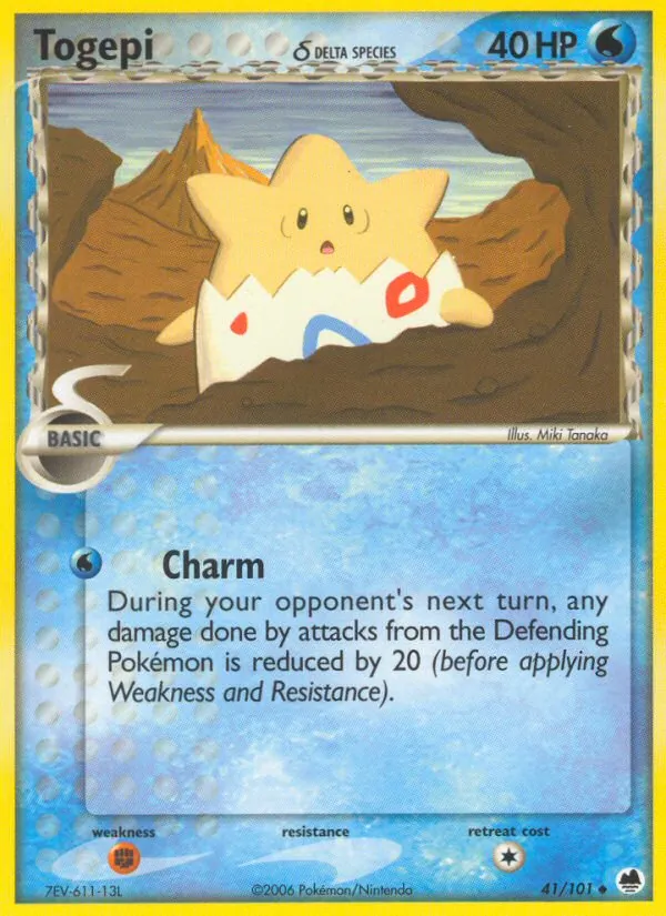Togepi δ full card art