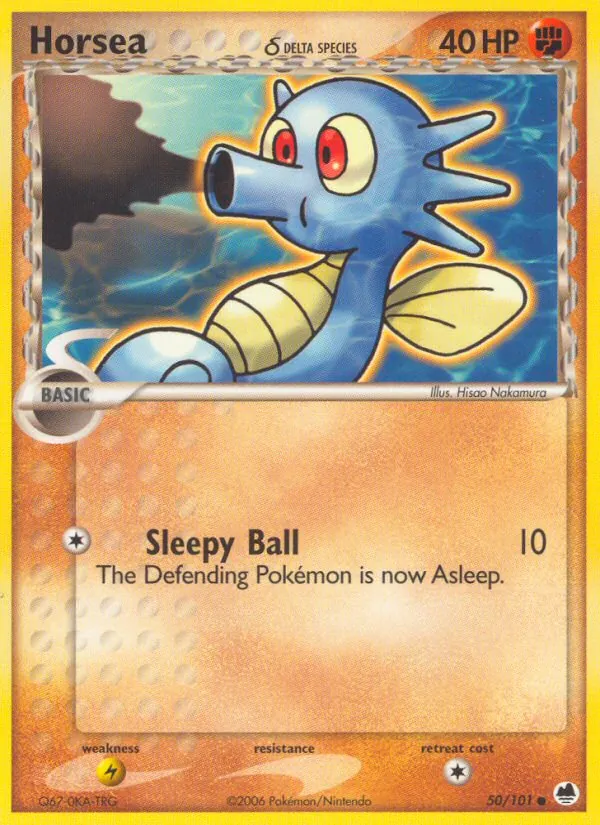 Horsea δ full card art