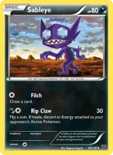 Sableye · XY Pokémon card