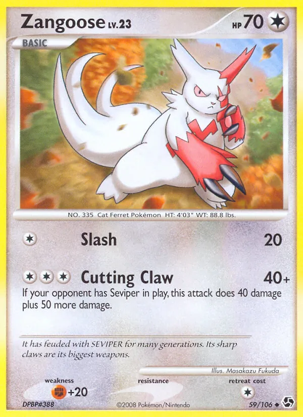 Zangoose full card art