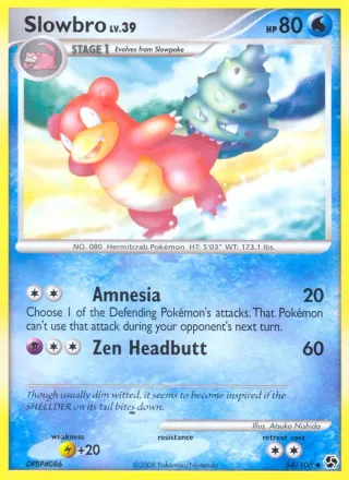 Slowbro #54 · Great Encounters Pokémon card