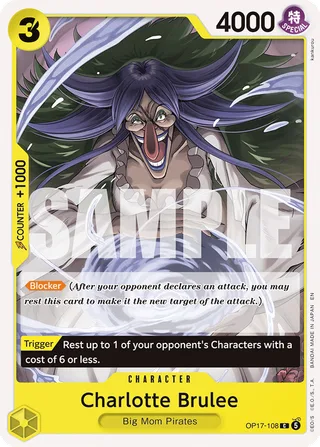 Charlotte Brulee #OP17-108 · The World's Strongest Warriors One Piece card