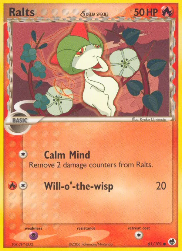 Ralts δ full card art