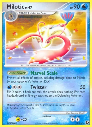 Milotic #25 · Great Encounters Pokémon card