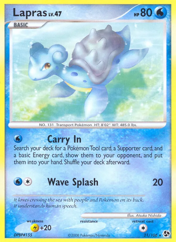 Lapras full card art