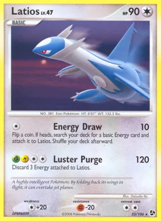 Latios #23 · Great Encounters Pokémon card