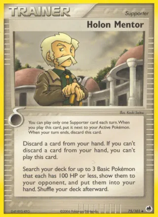 Holon Mentor #75 · Dragon Frontiers Pokémon card