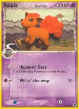 Vulpix δ · Dragon Frontiers Pokémon card