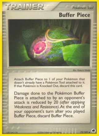 Buffer Piece #72 · Dragon Frontiers Pokémon card