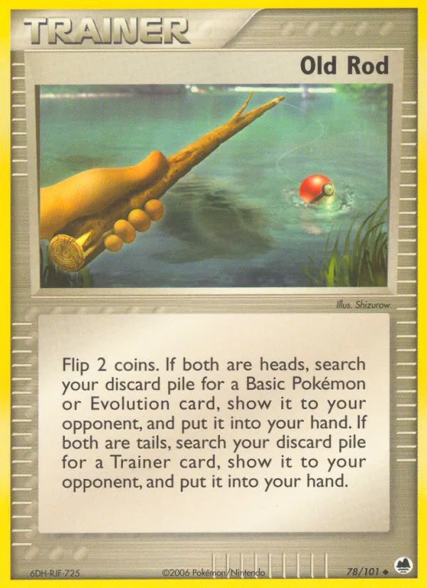 Old Rod full card art