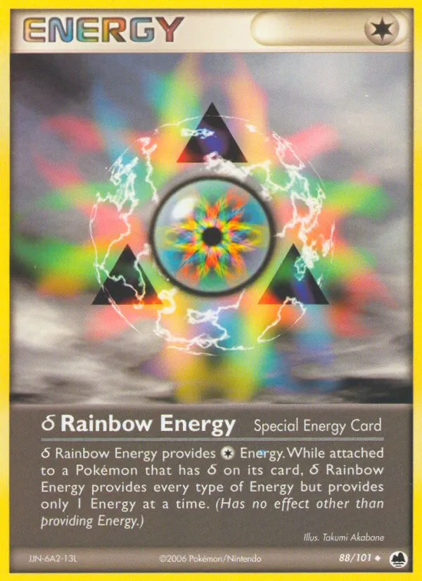 δ Rainbow Energy full card art