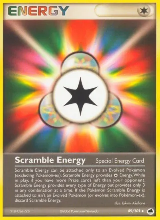 Scramble Energy #89 · Dragon Frontiers Pokémon card