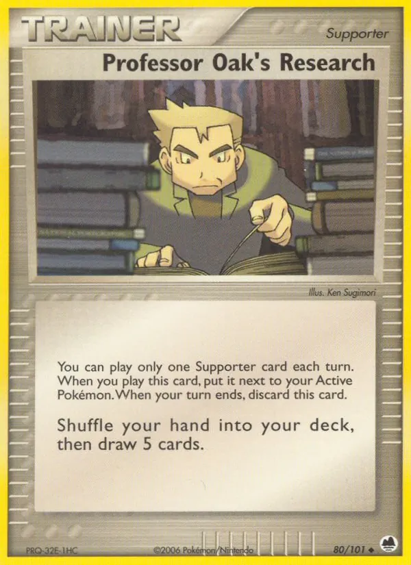 Professor Oak's Research full card art