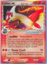 Latias ex δ · Dragon Frontiers Pokémon card