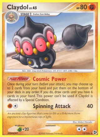 Claydol #15 · Great Encounters Pokémon card
