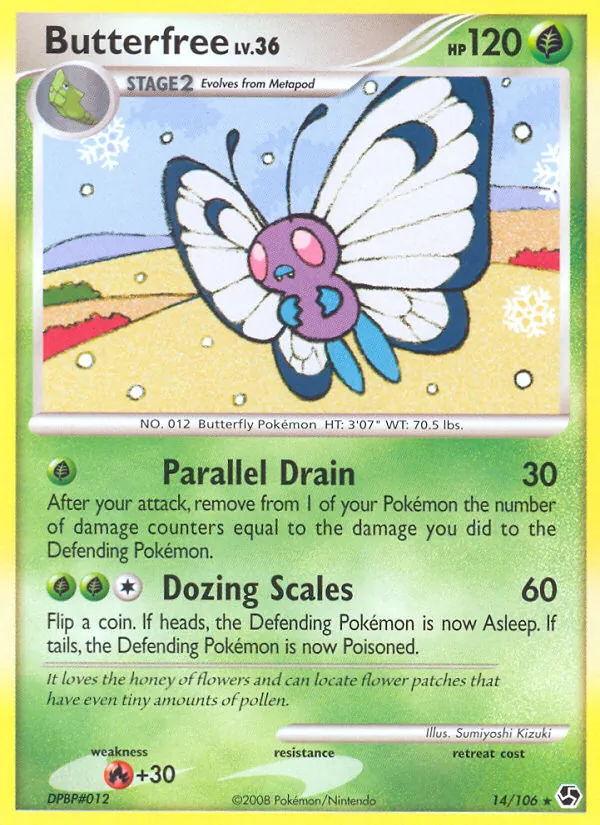 Butterfree full card art