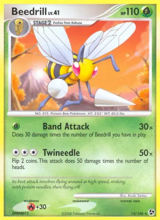 Beedrill #13 · Great Encounters Pokémon card