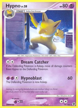 Hypno #19 · Great Encounters Pokémon card