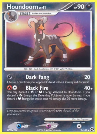 Houndoom #18 · Great Encounters Pokémon card