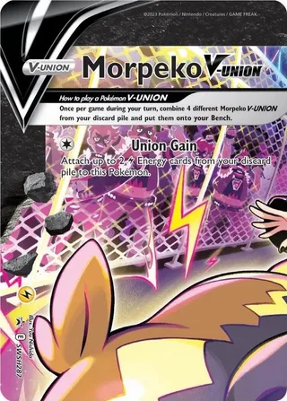 Morpeko V-UNION #SWSH287 · SWSH Black Star Promos Pokémon card