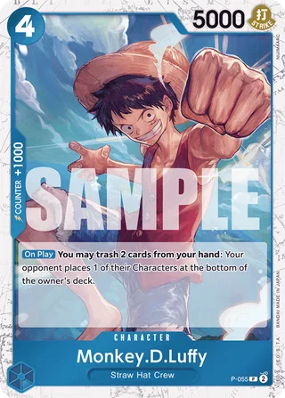 Monkey.D.Luffy (Full Art) #P-055-full-art · Premium Booster -The Best- One Piece card