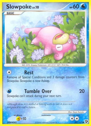 Slowpoke #82 · Great Encounters Pokémon card