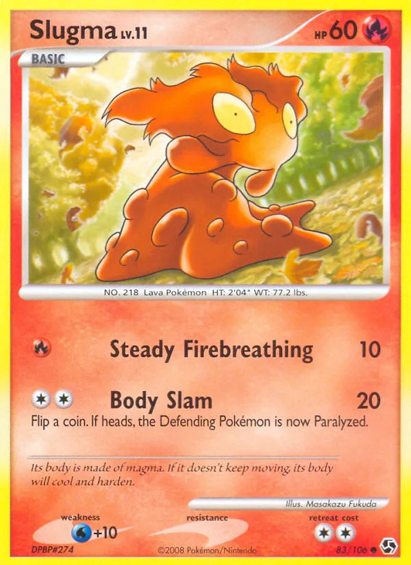 Slugma full card art