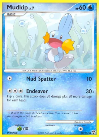 Mudkip #80 · Great Encounters Pokémon card
