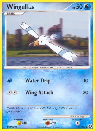 Wingull #95 · Great Encounters Pokémon card