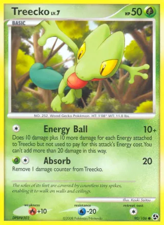 Treecko #90 · Great Encounters Pokémon card