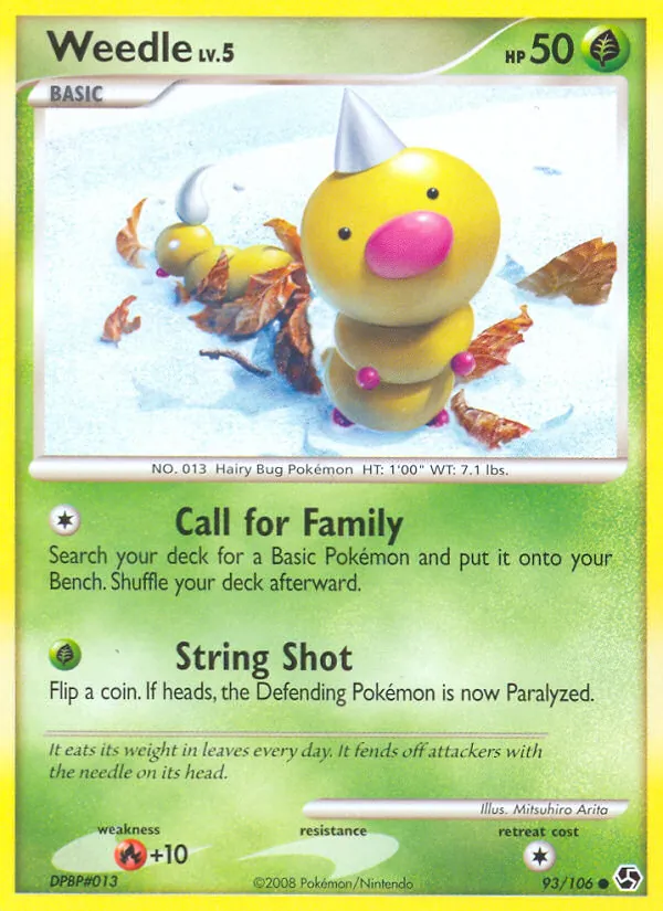 Weedle full card art