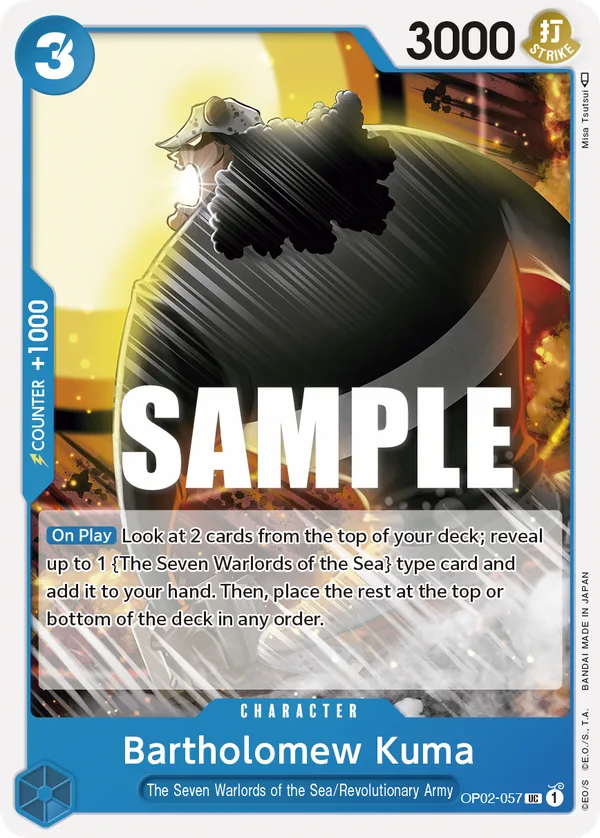 Bartholomew Kuma full card art