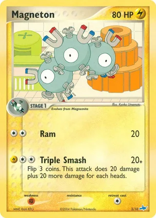 Magneton #5 · EX trainer Kit (Latios) Pokémon card