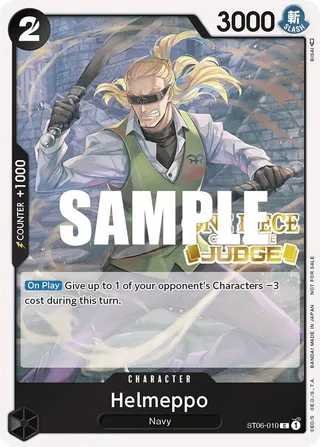 Helmeppo (Judge) #ST06-010-judge · One Piece Promotion Cards One Piece card
