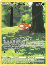 Hisuian Voltorb · Crown Zenith Galarian Gallery Pokémon card