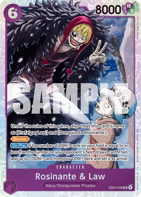 Rosinante & Law full card art