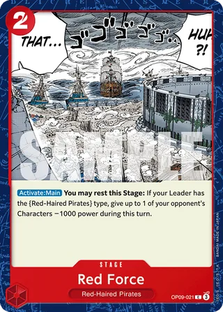 Red Force #OP09-021 · Emperors in the New World One Piece card